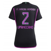 Camisa de time de futebol Bayern Munich Dayot Upamecano #2 Replicas 2º Equipamento Feminina 2023-24 Manga Curta